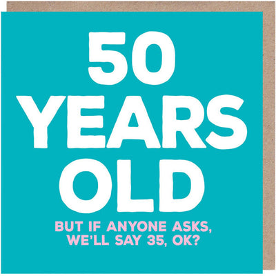 Superdrug Paper Plane 50 Years Old Birthday Card- Buy online at McGrocer