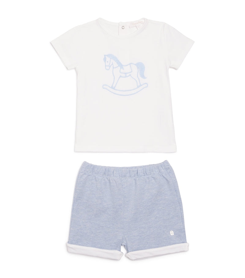 Patachou baby clothing set with embroidery 1-24 months, imported from the UK