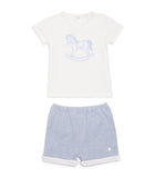 Patachou baby clothing set with embroidery 1-24 months, imported from the UK