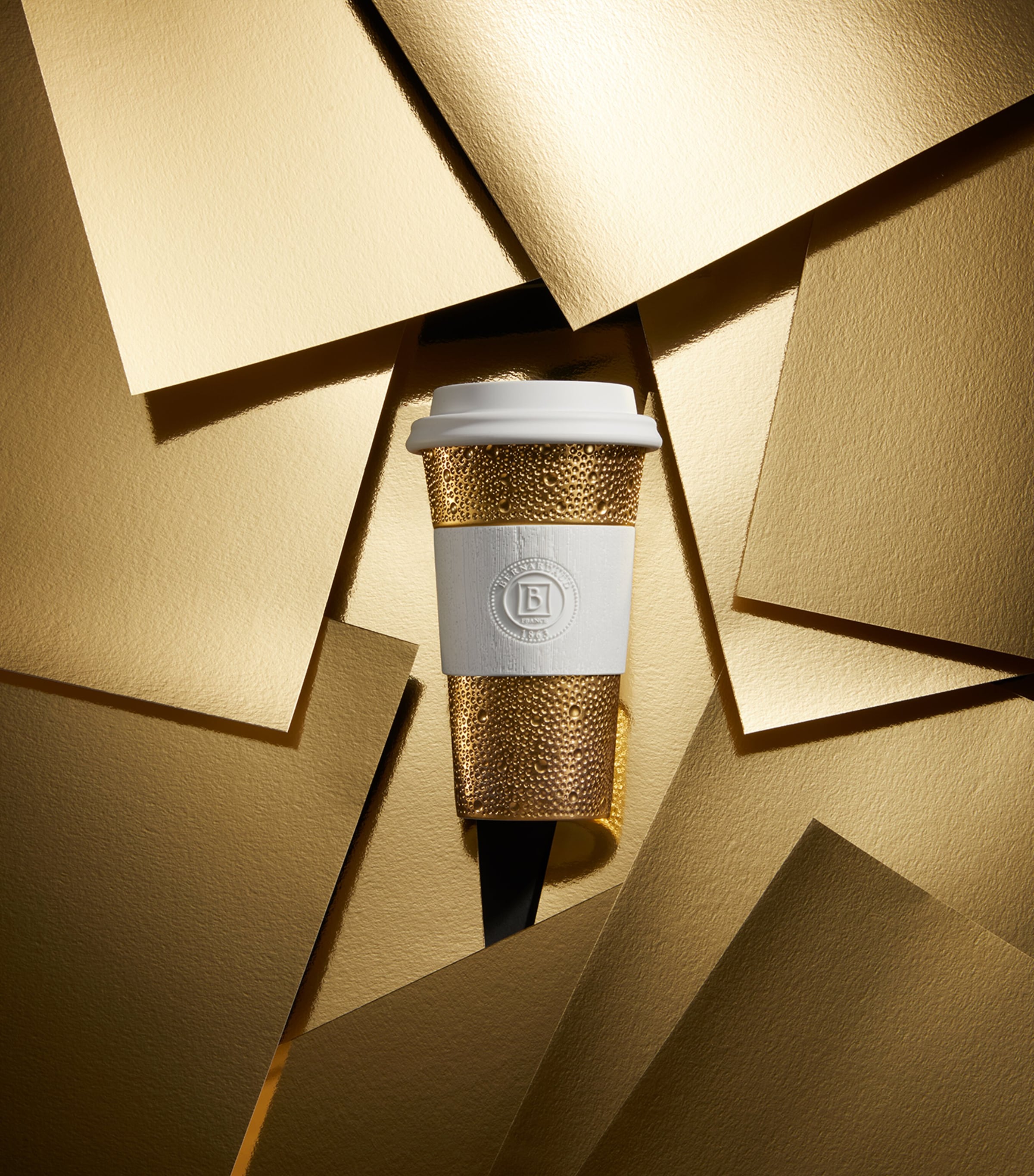 Bernardaud Ecume Nomad travel mug - British product