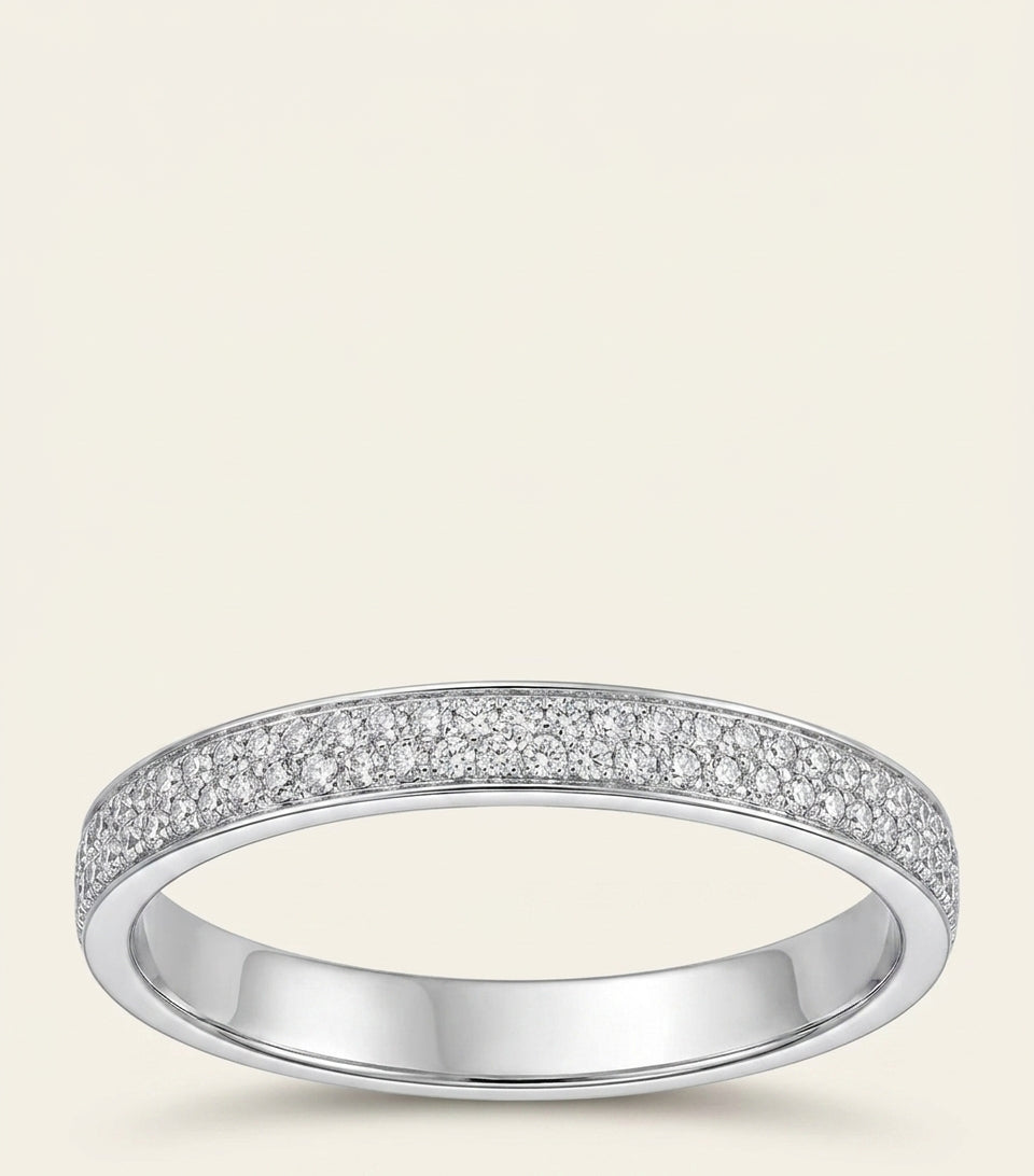 Cartier LOVE ring white gold diamond 2.6mm - British product