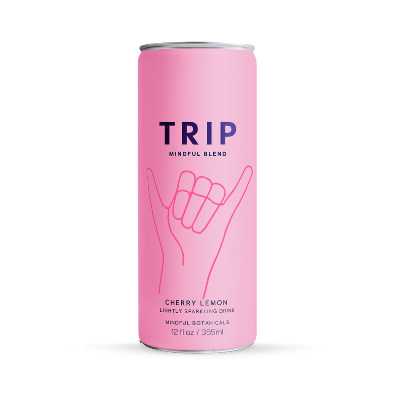 TRIP Mindful Blend magnesium drink Cherry Lemon 330ml, UK version