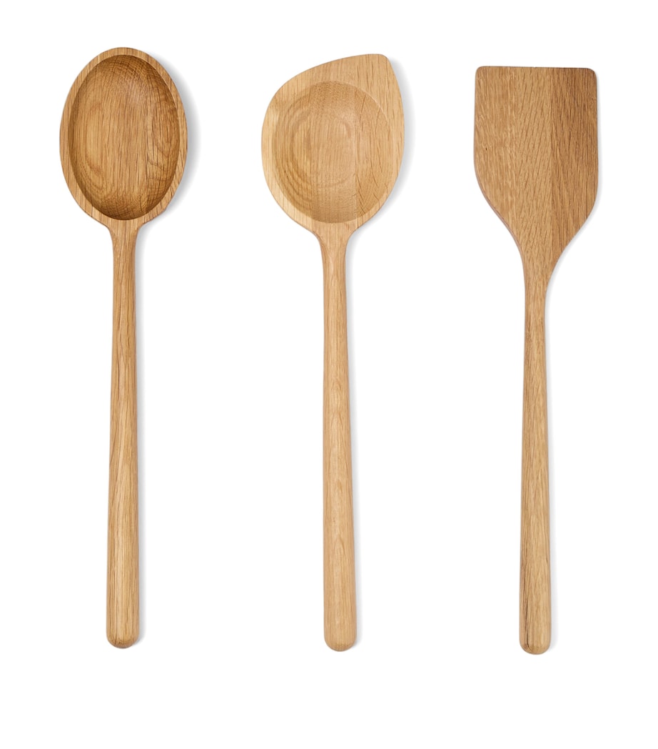 The Conran Shop oak Istria salad servers (British brand)