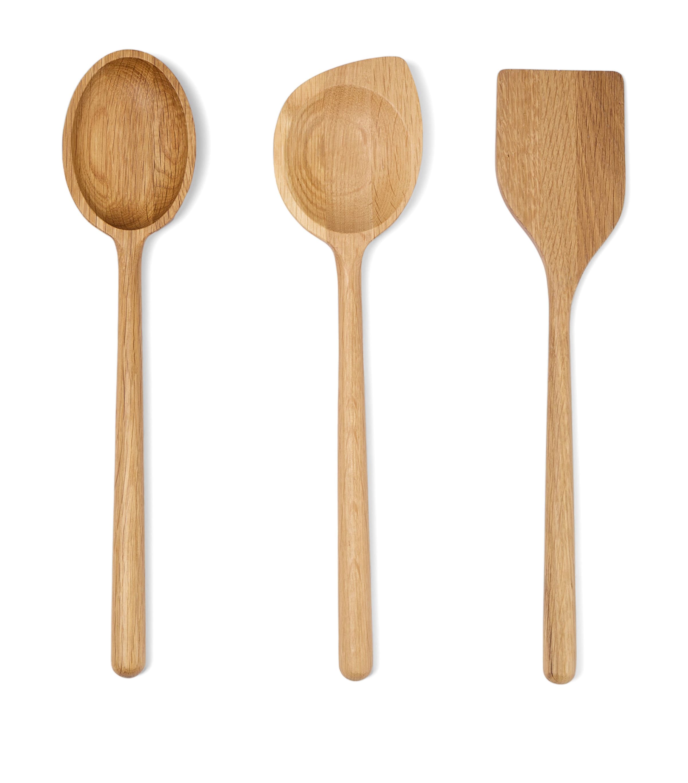 The Conran Shop oak Istria salad servers (British brand)