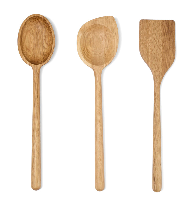 The Conran Shop oak Istria salad servers (British brand)