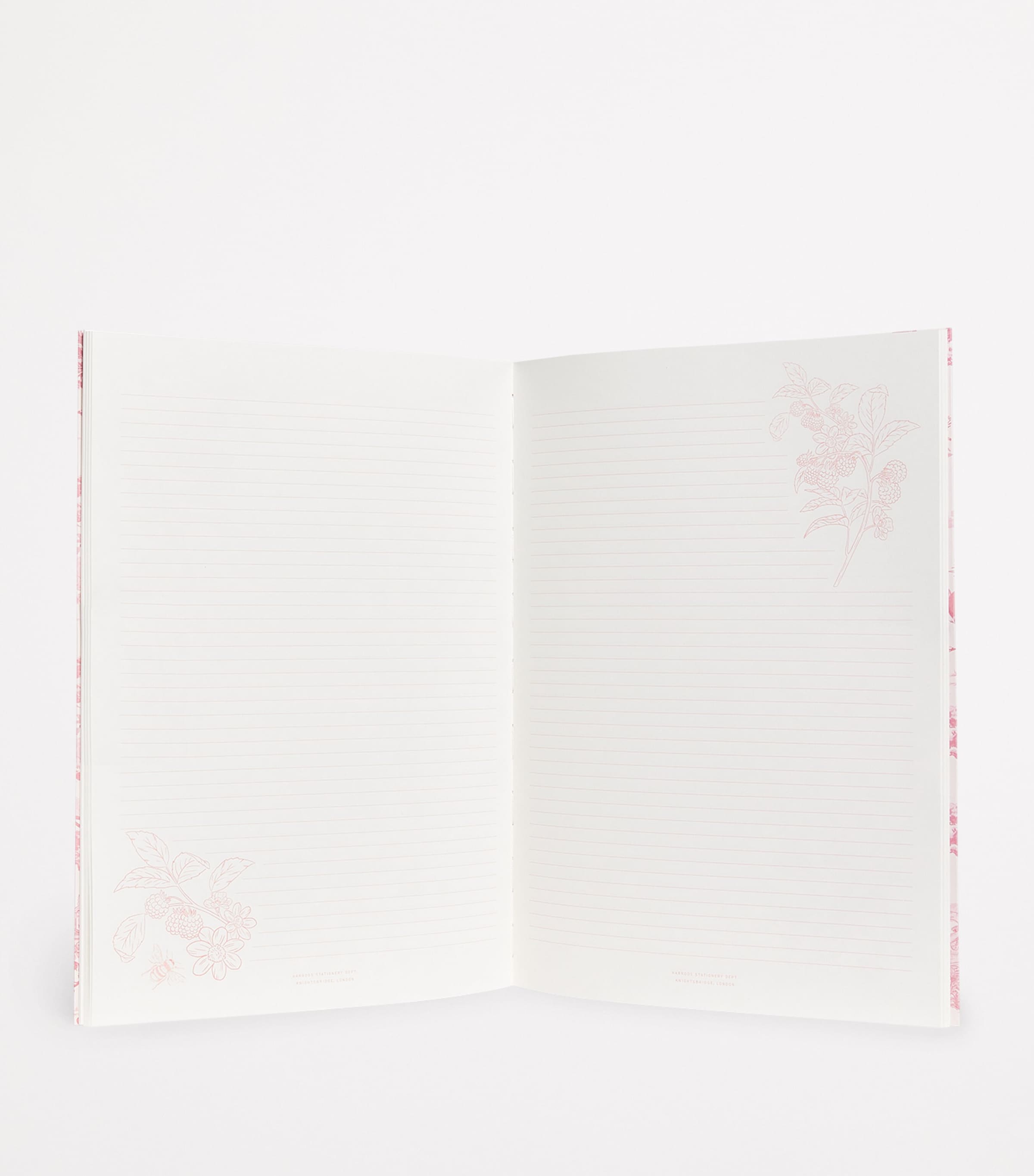 Harrods Toile A4 Notebook, UK version