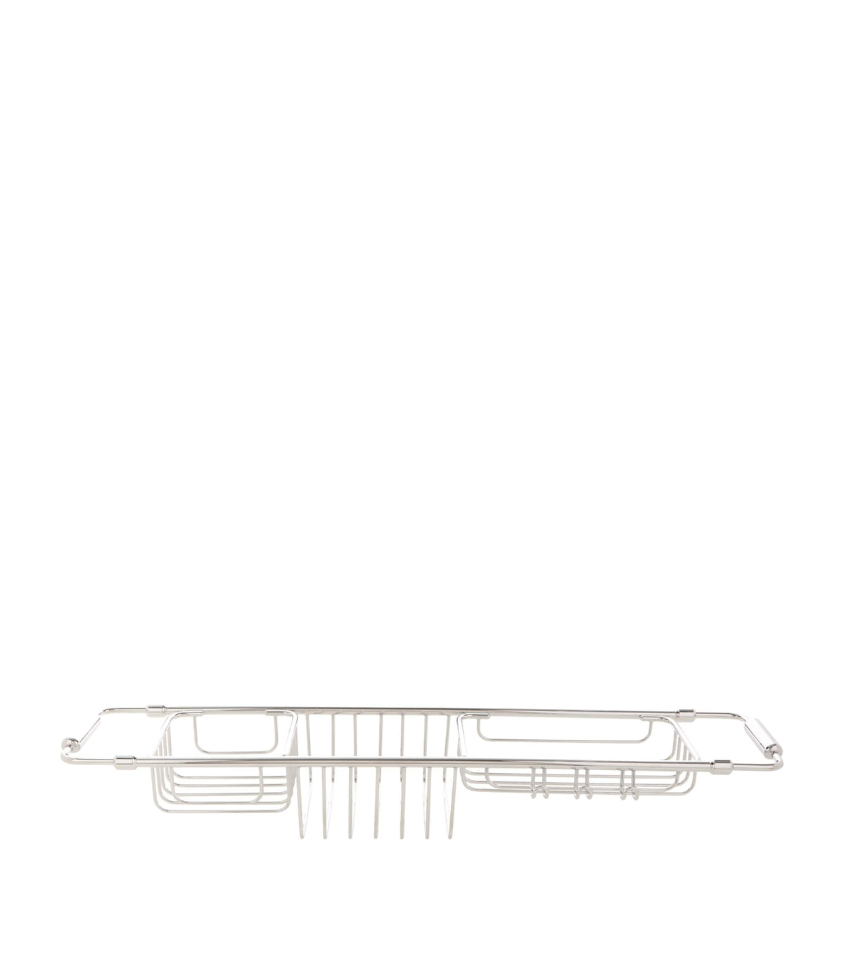 Zodiac extendable bath rack with compartments and hooks (British brand)