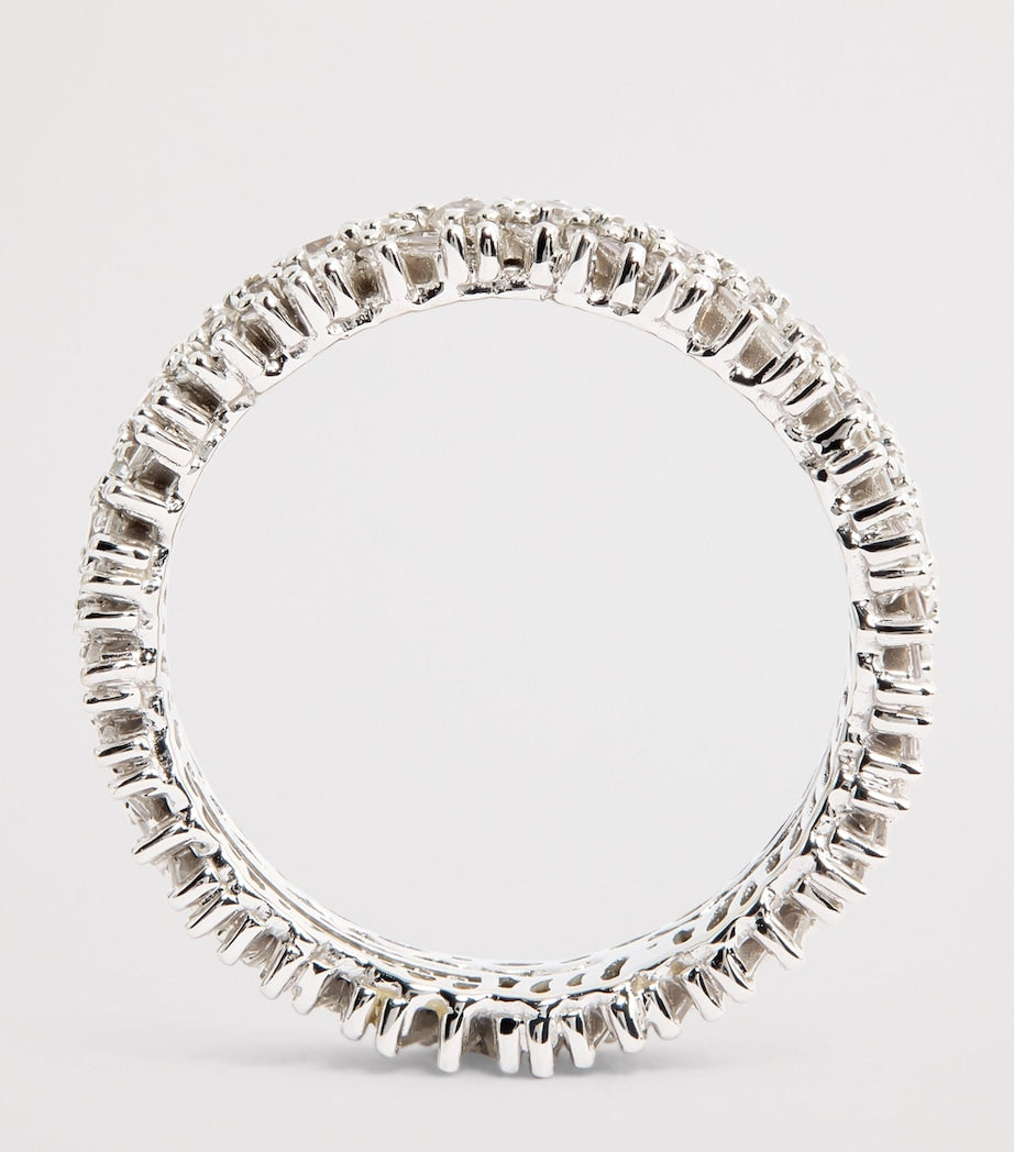 Suzanne Kalan Classic Short Stack eternity ring (British brand)