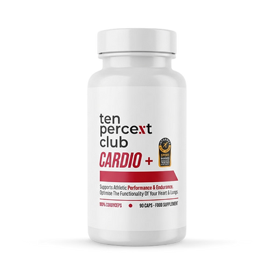 Holland & Barrett The Ten Percent Club Cardio+ Cordyceps Mushroom Supplement 90 Capsules- Buy online at McGrocer