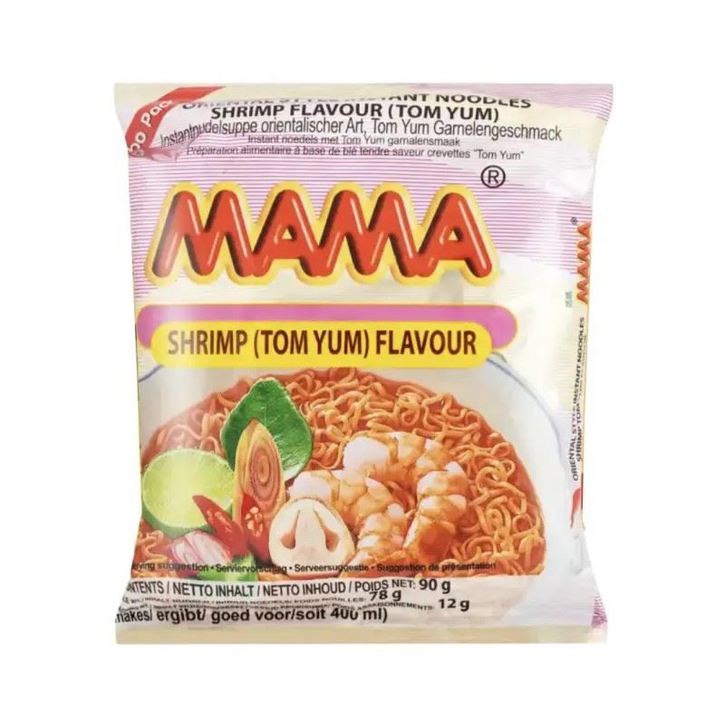 Mama instant noodles shrimp tom yum jumbo pack - British product