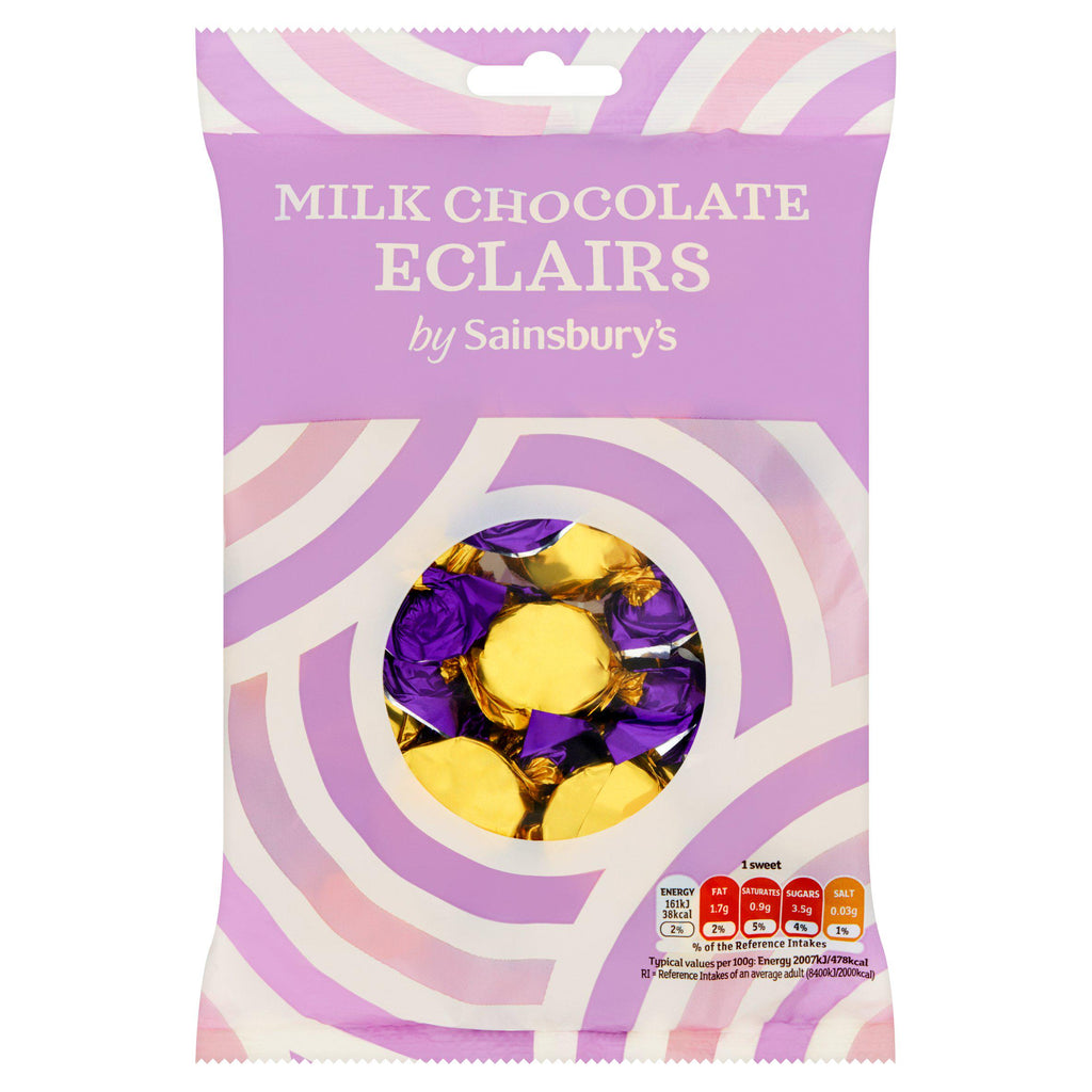 Sainsbury's Milk Chocolate Eclairs 200g