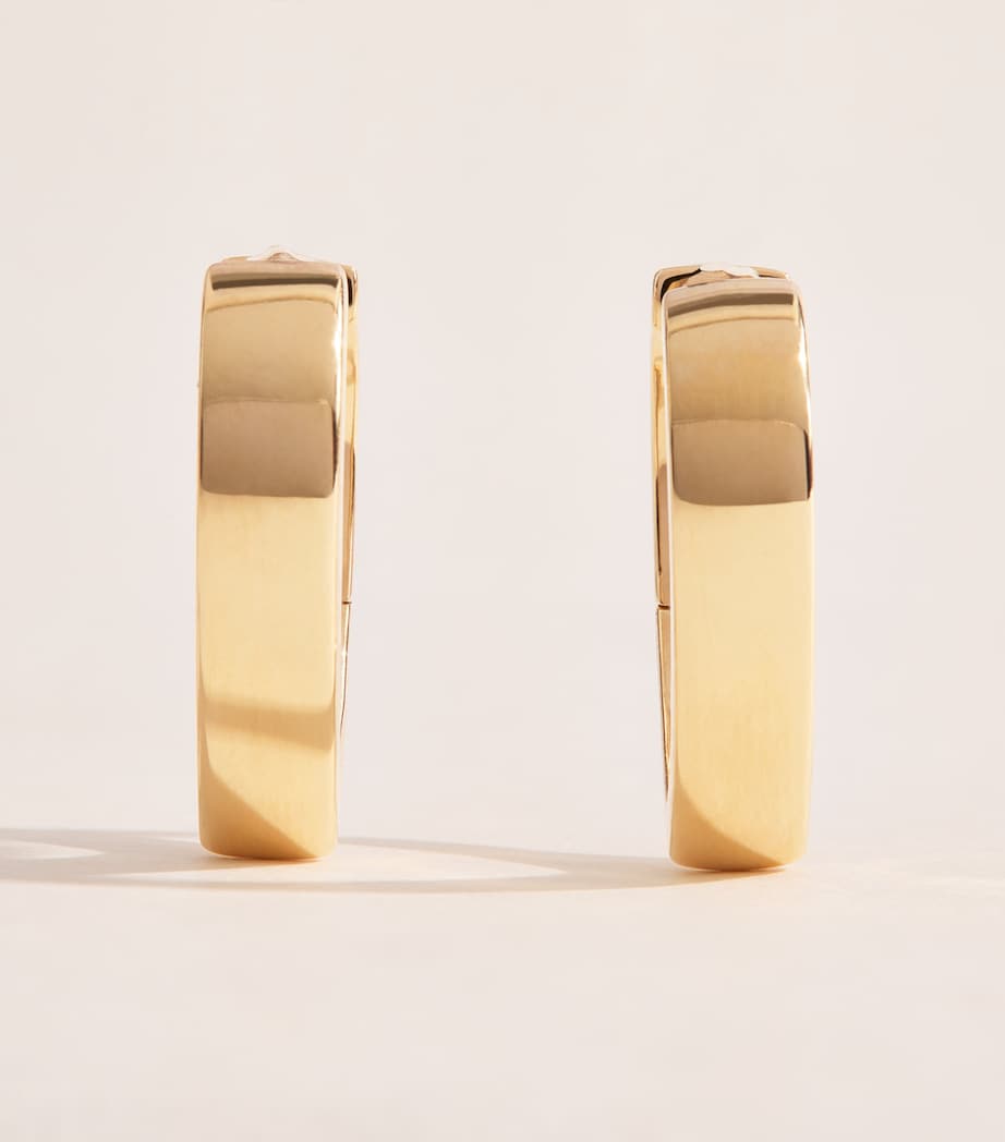 Anita Ko Gelbgold Lotus Hoop Ohrringe, UK-Version