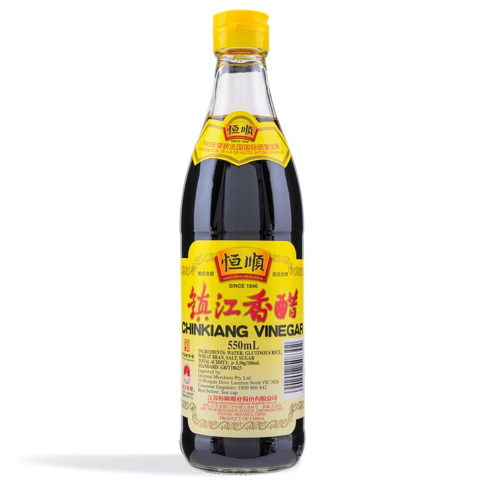 Heng Shun Chinkiang black vinegar, authentic Chinese condiment - British product