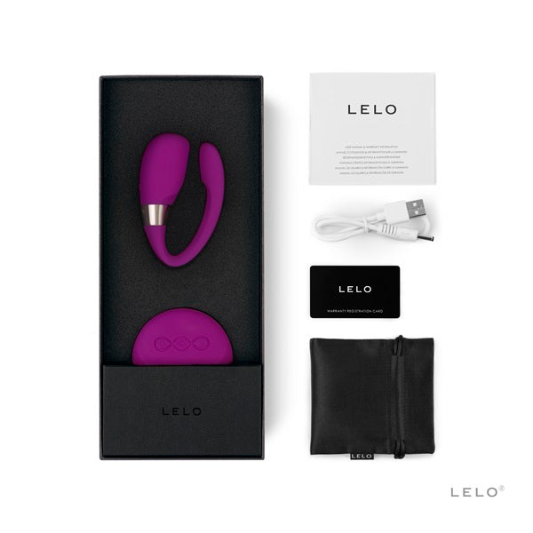 LELO Tiani 3 couples massager deep rose, imported from the UK