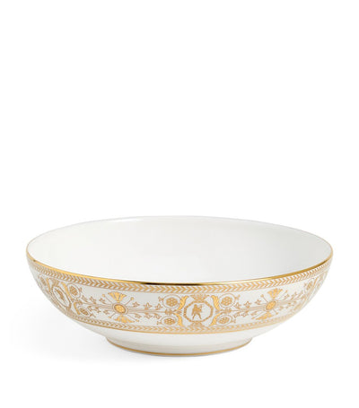 وعاء حبوب إفطار Harrods Bone China مع لمسات ذهبية، قطر 18 سم - اشترِ عبر الإنترنت من McGrocer