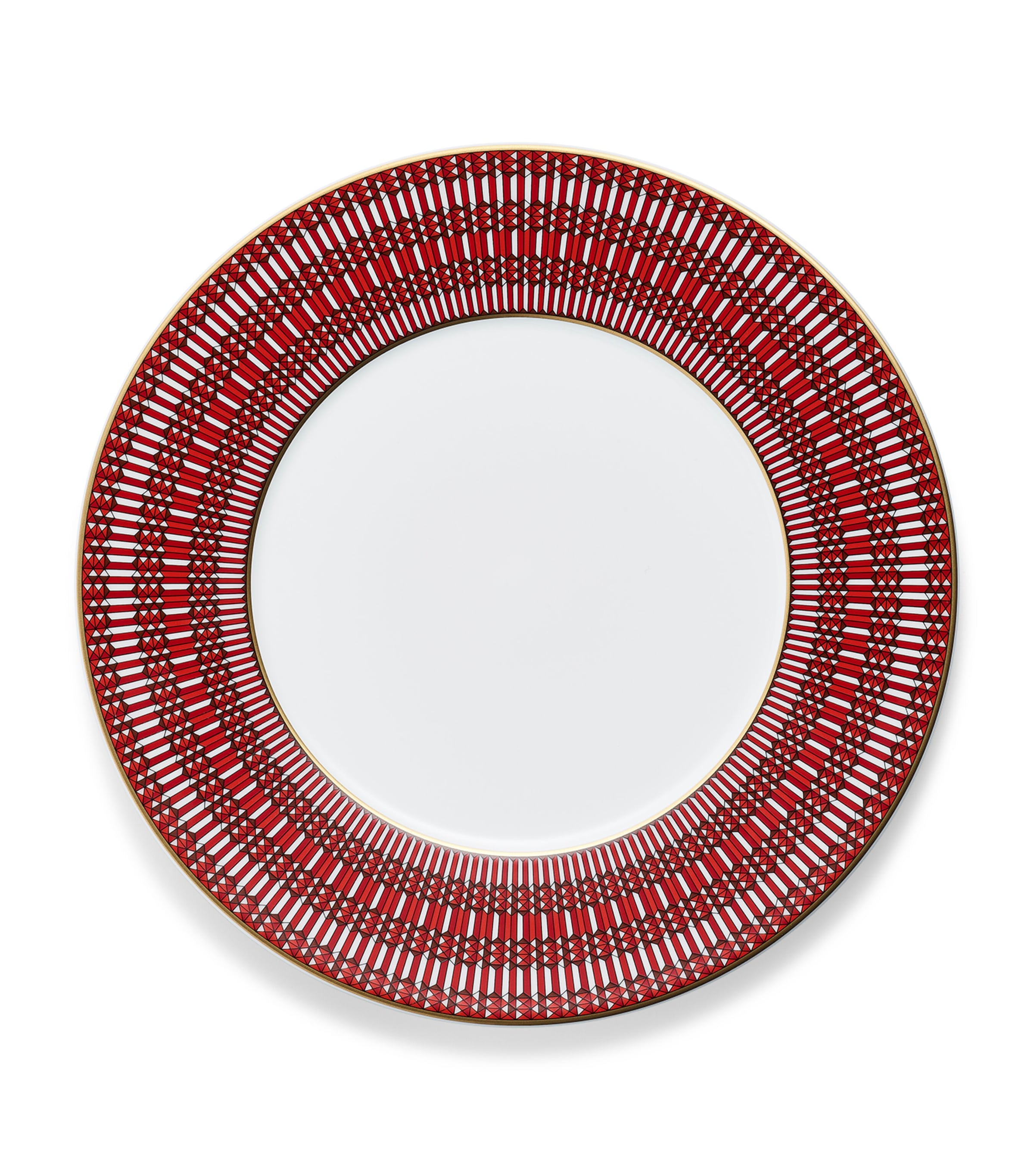Baccarat Arcadia Red dinner plates 27cm set of 2 - British product