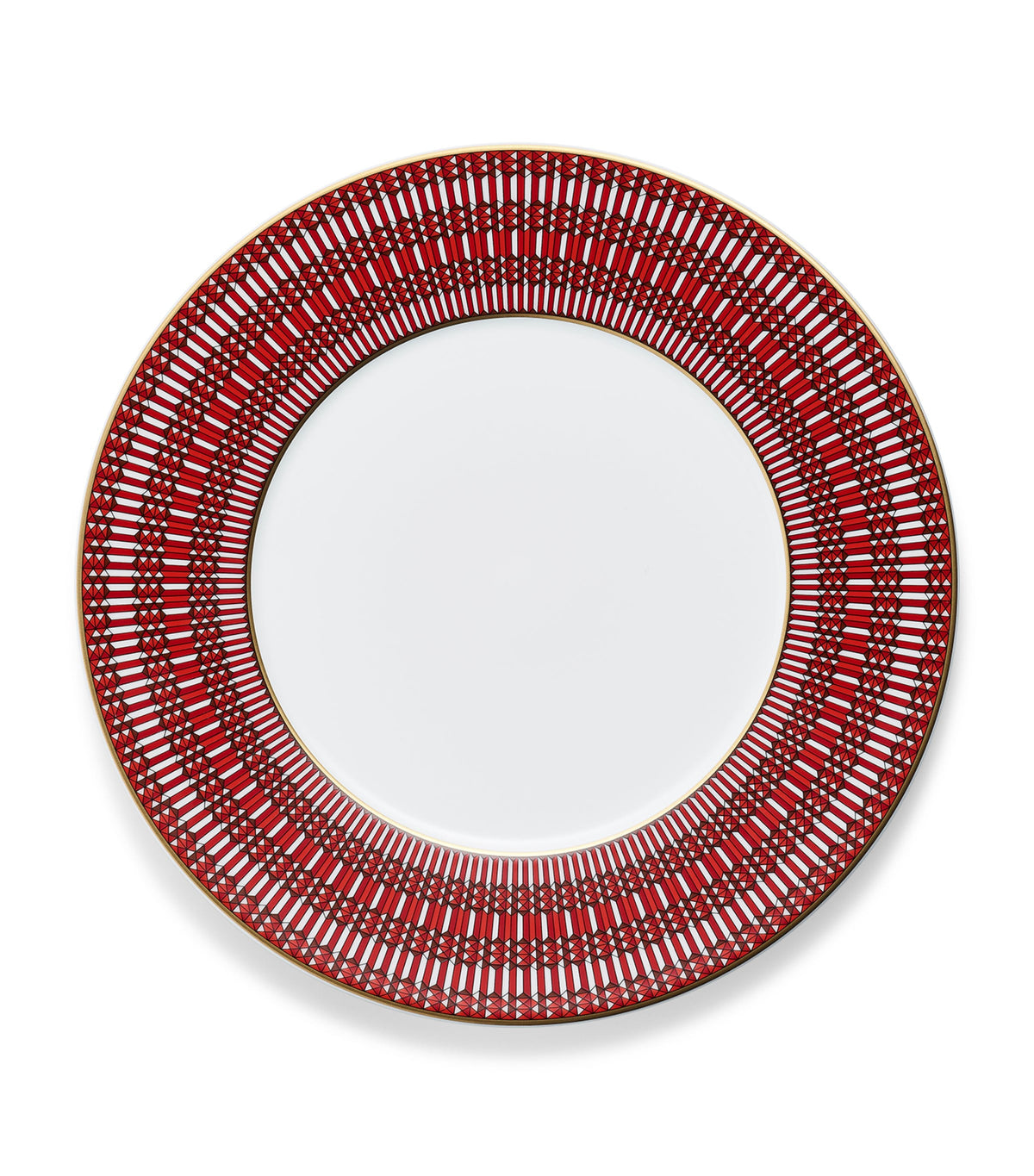 Baccarat Arcadia Red dinner plates 27cm set of 2 - British product