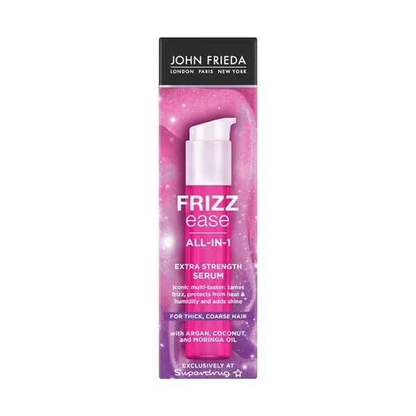 John Frieda Frizz Ease Extra Strength Pink Serum 50Ml GOODS Superdrug   