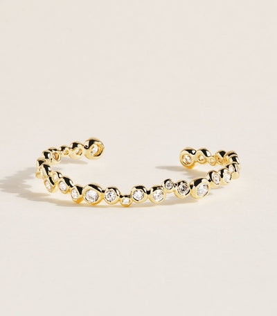 Harrods Alexis Bittar Gold-Plated Skinny Asterales Cuff Bracelet- Buy online at McGrocer
