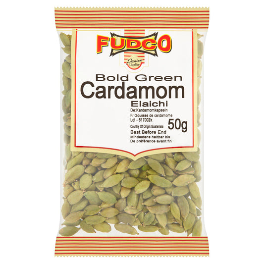 Fudco Bold Green Cardamom 50g Asian Sainsburys   