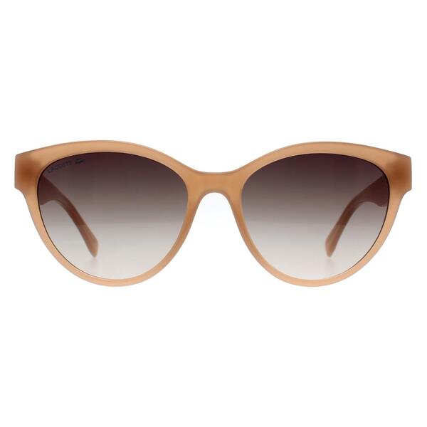 Lacoste women beige gradient sunglasses, imported from the UK