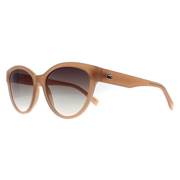 Lacoste women beige gradient sunglasses, imported from the UK