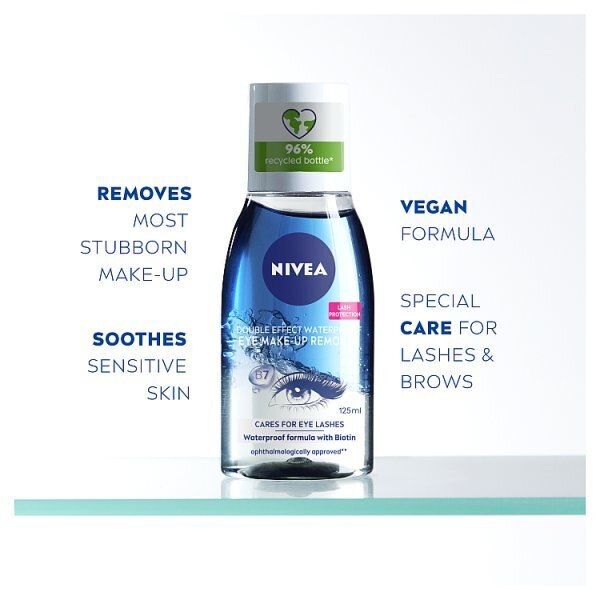 NIVEA Double Effect Waterproof Eye Make-Up Remover 125ml GOODS Boots   