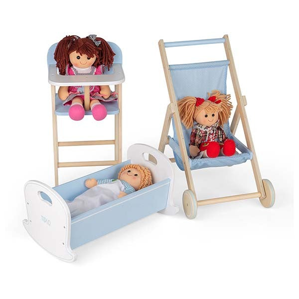 Tidlo Wooden Doll's High Chair