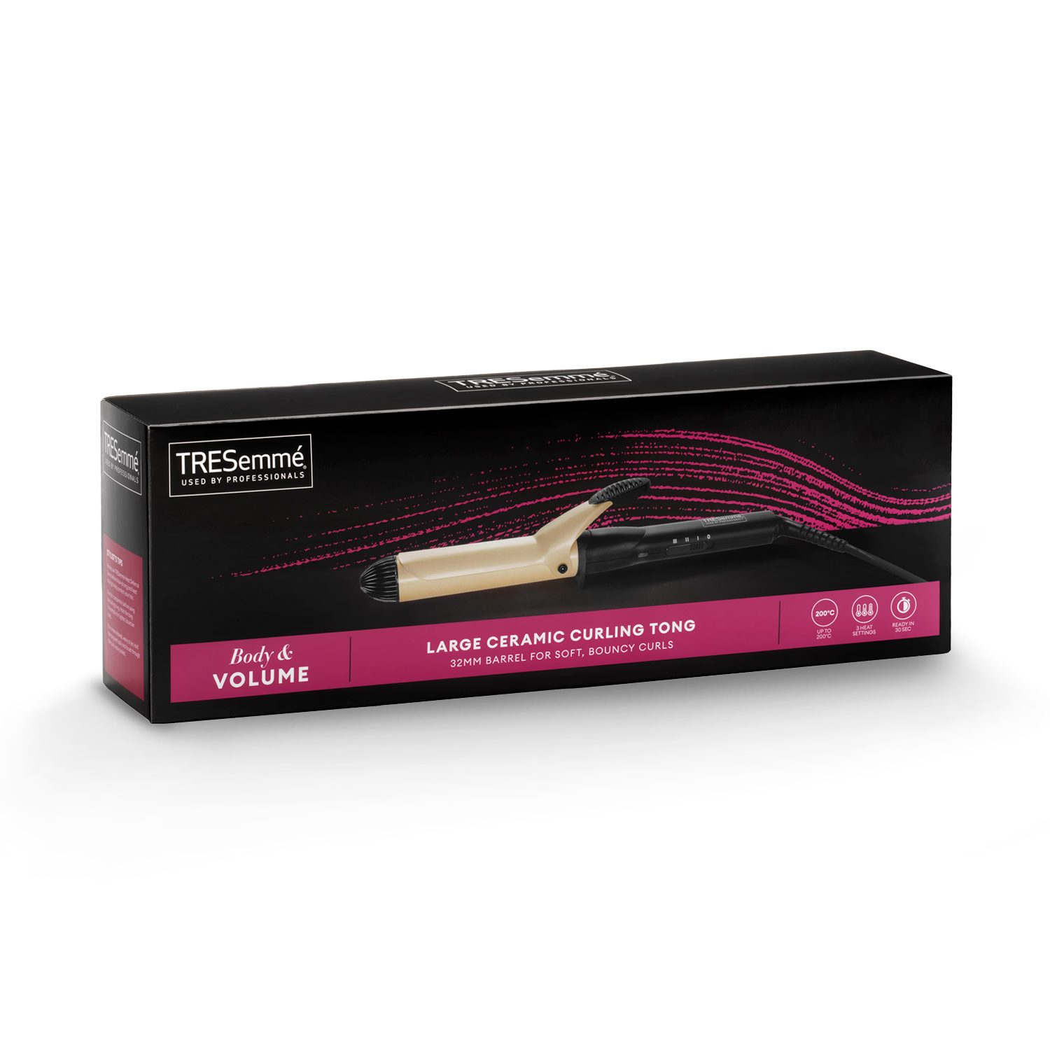 TRESemmé ceramic curling tong 32mm, imported from the UK