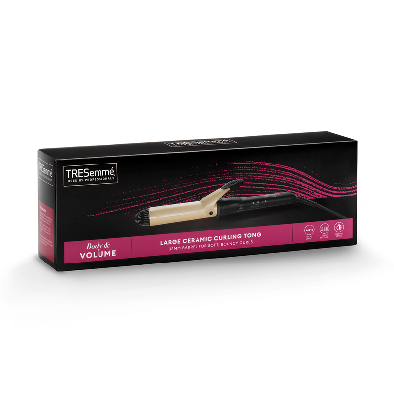 TRESemmé ceramic curling tong 32mm, imported from the UK