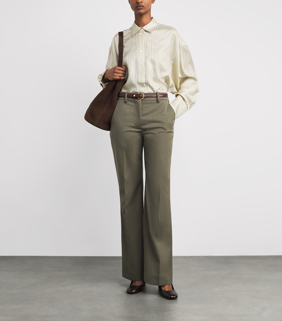 Harrods classic leather slim belt (British brand)