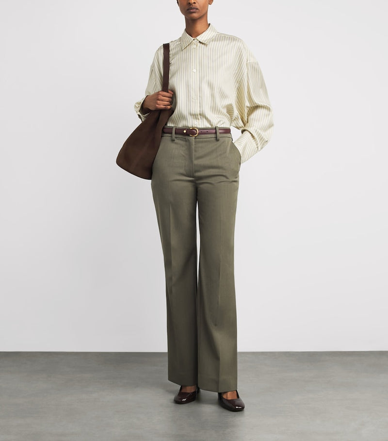 Harrods classic leather slim belt (British brand)