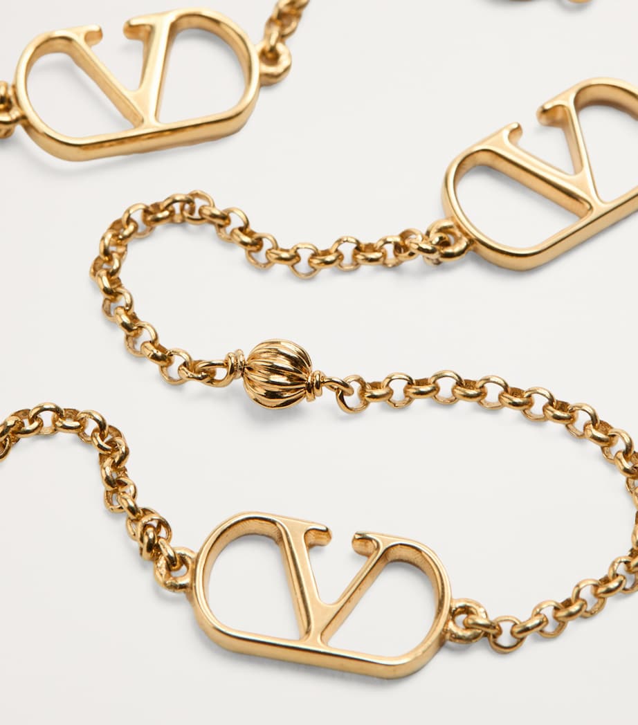 Valentino Garavani VLogo Signature necklace gold-tone (British brand)