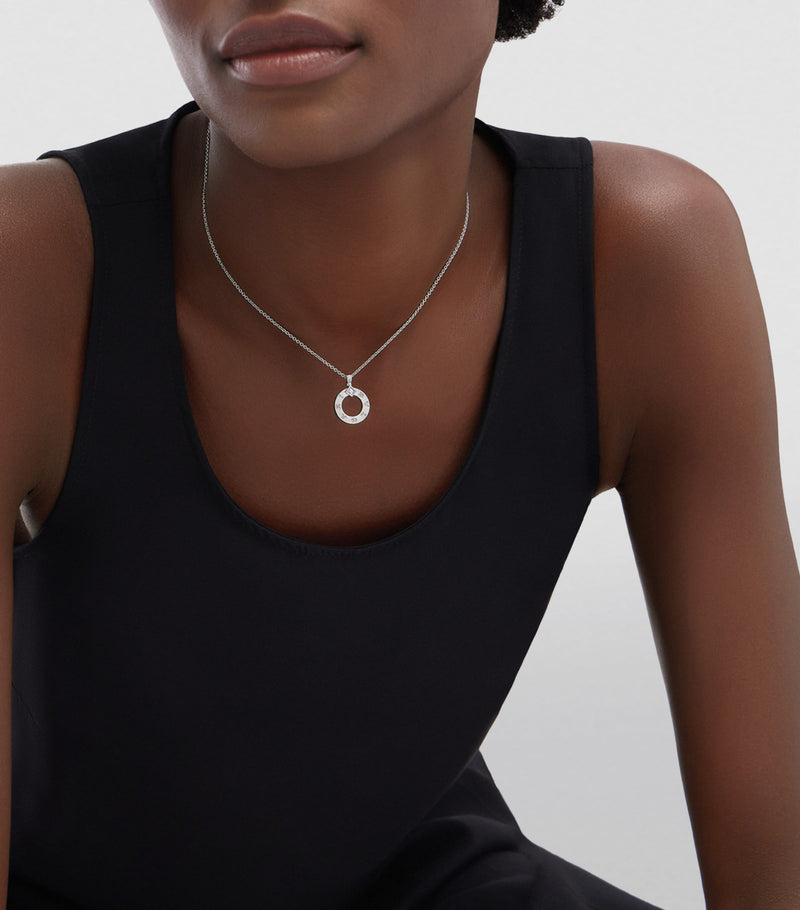 Bvlgari white gold and diamond necklace (British brand)