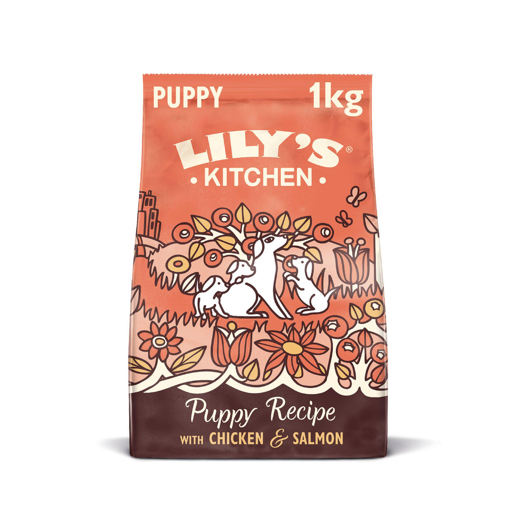 Lily's Kitchen Proper Food for Dogs Complete Nutrition Puppy Chicken & Scottish Salmon 1kg