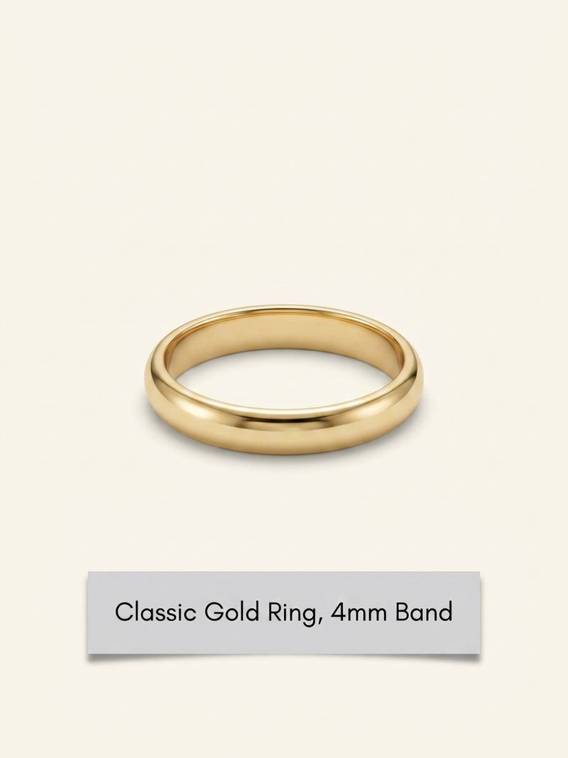 Cartier 18ct yellow-gold wedding ring 3.5mm (British brand)