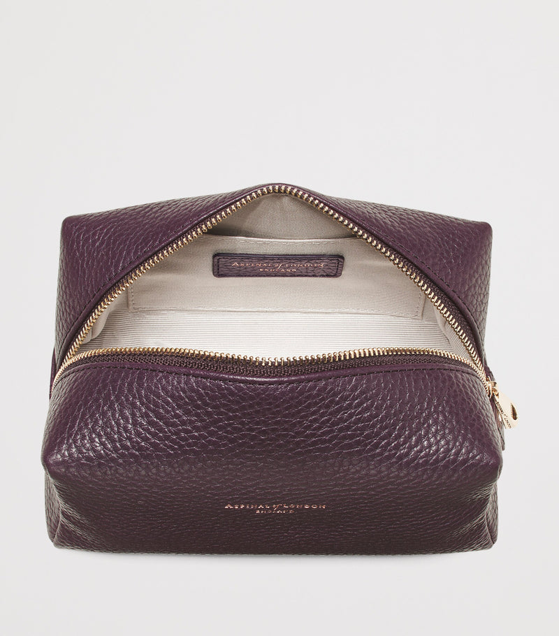 Aspinal of London medium leather cosmetic case - British product