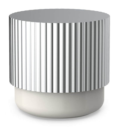 Harrods Moderne solid aluminium og porselen dekorativ holder 10cm kube- Kjøp online hos McGrocer