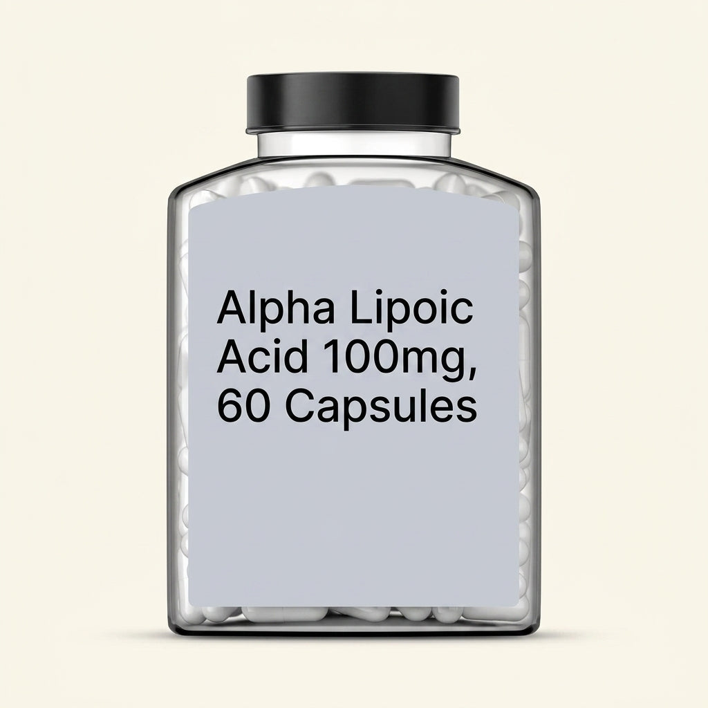 Holland & Barrett Alpha Lipoic Acid 100mg capsules 60 count, UK version