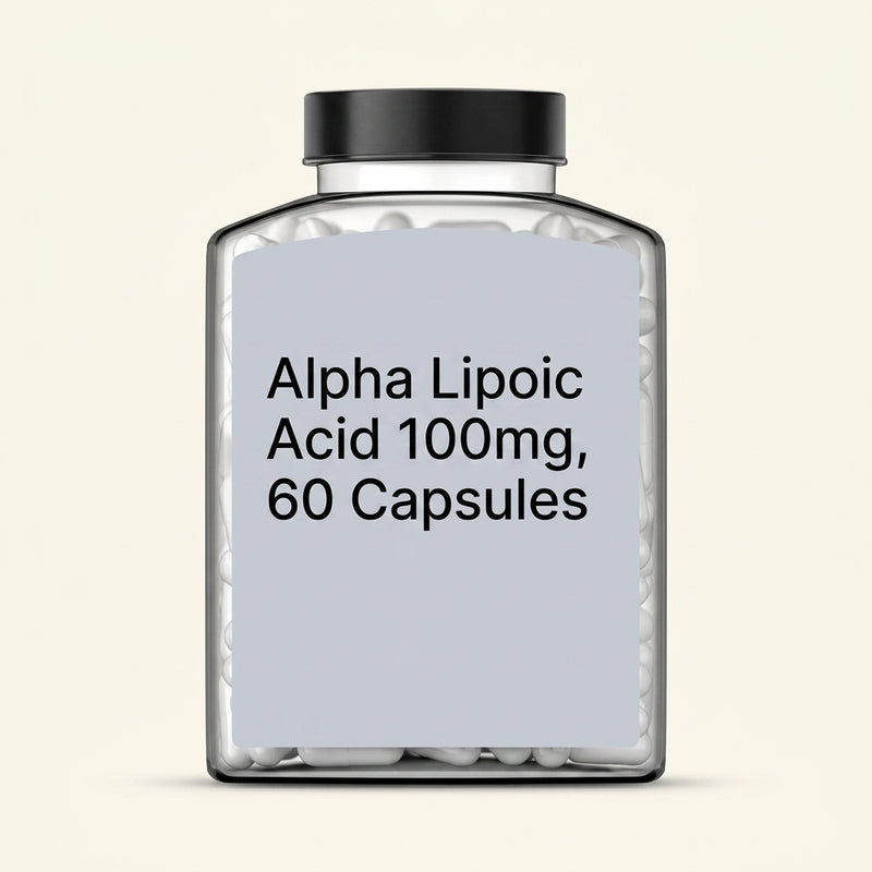Holland & Barrett Alpha Lipoic Acid 100mg capsules 60 count, UK version