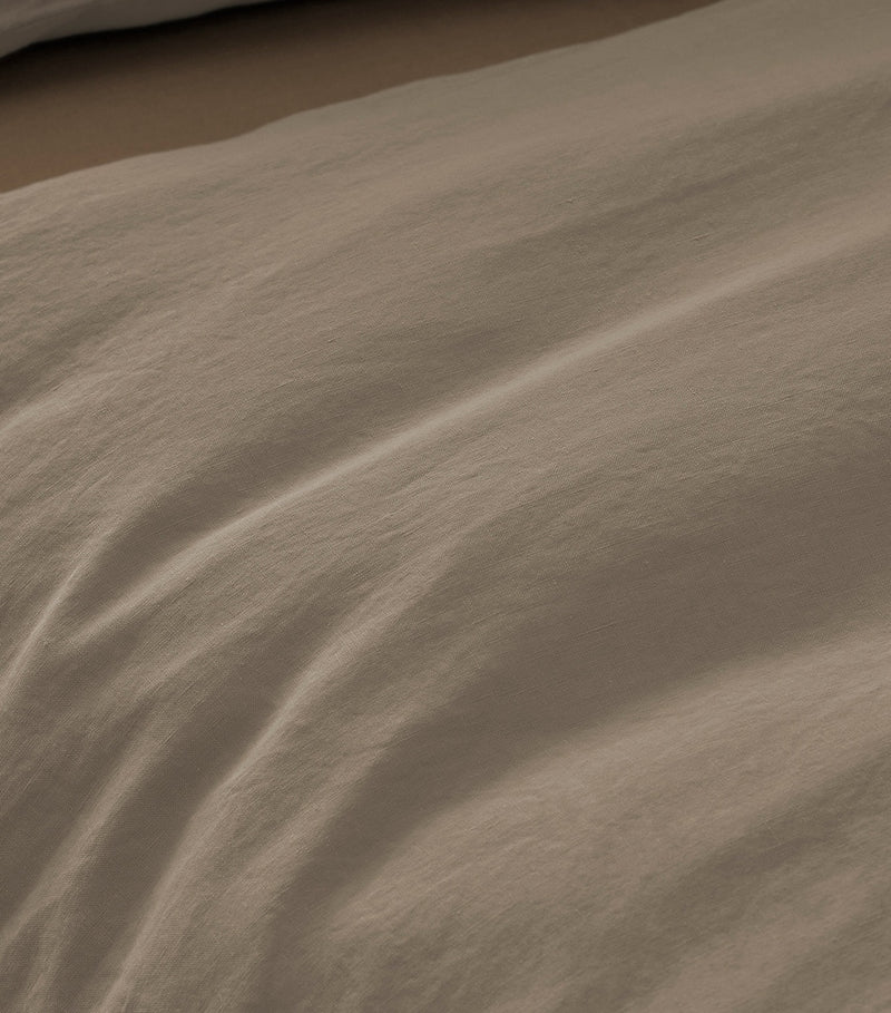 Society Limonta linen Rem duvet cover set super king 260x220cm, imported from the UK