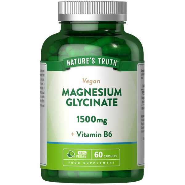 Nature's Truth Magnesium Bisglycinate 1500mg 60 tablets, UK version