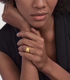 Bvlgari B.zero1 three-band ring 18kt yellow gold - British product