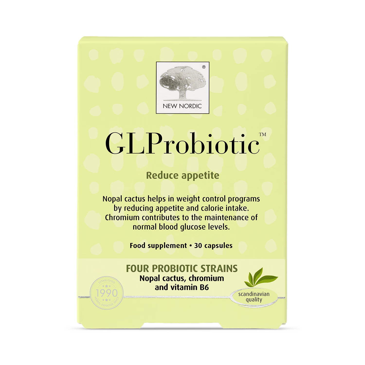 New Nordic GLProbiotic probiotic supplement 30 capsules (British brand)