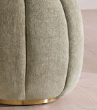 Soho Home linen chenille Sofia footstool - British product