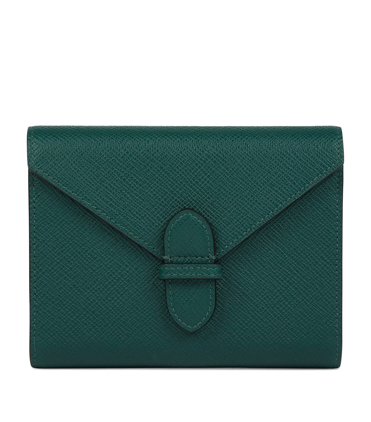 Smythson Panama dobbel kortholder i skinn (britisk merke)