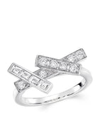 Graff white gold diamond threads ring - British product