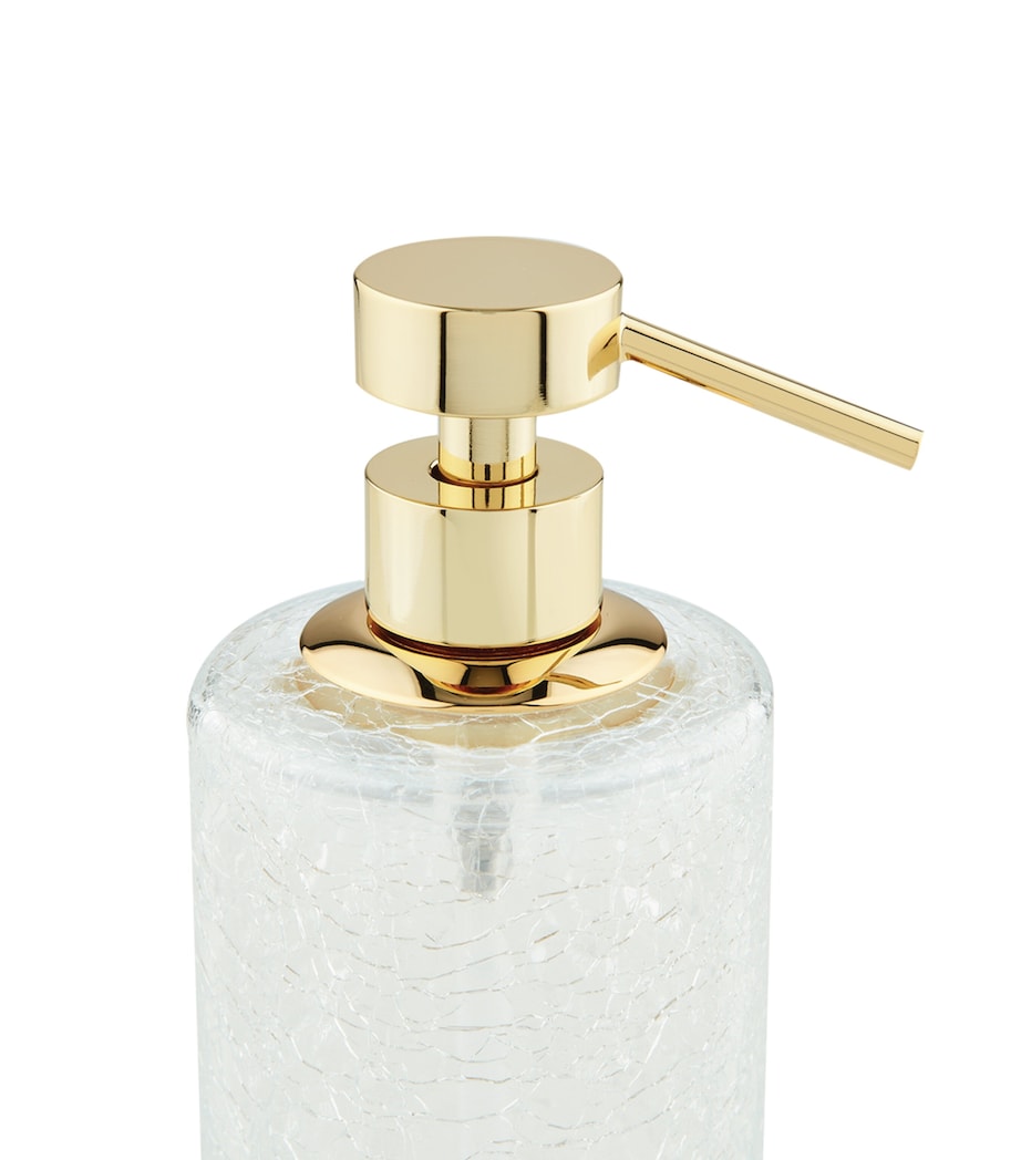 ZODIAC cracked crystal soap dispenser (British brand)