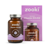 Zooki liposomal vitamin D3+K2 capsules 60 count, imported from the UK
