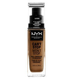 NYX Professional Makeup, Can't Stop Won't Stop Full Coverage Foundation Vegetarian & Vegan Boots ALMOND  